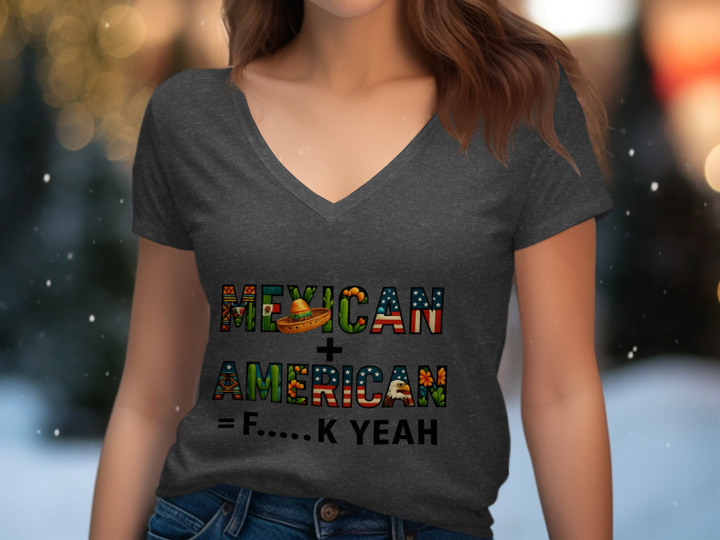 Mexican American F...k Yeah Graphic T-Shirt product type