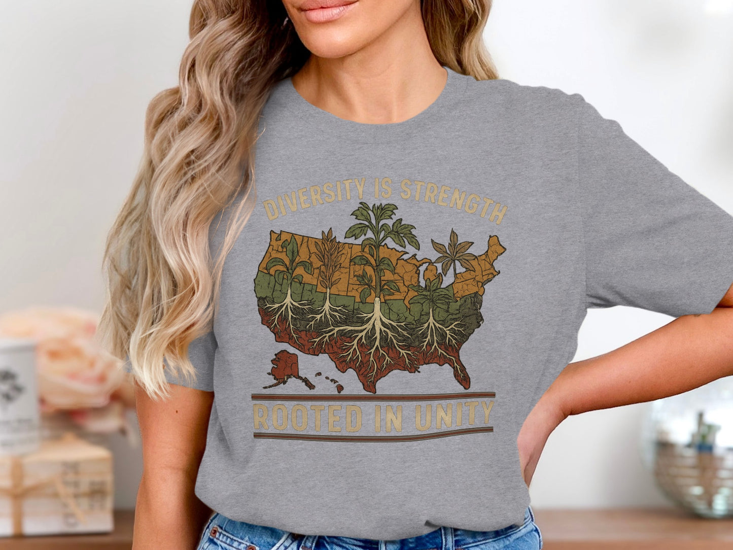 Diversity Is Strength Rooted In Unity T-shirt product