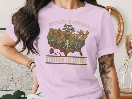 Diversity Is Strength Rooted In Unity T-shirt product