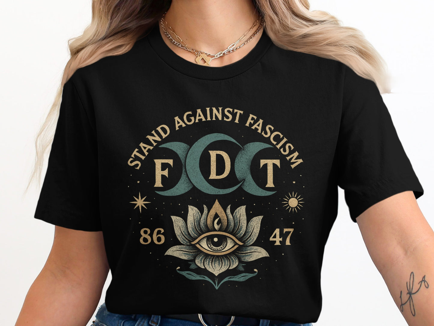 Stand Against Fascism 86 47 FDT Graphic T-shirt product