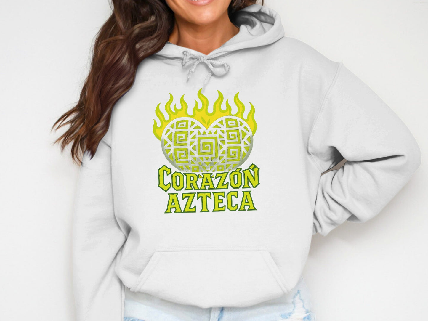 Corazón Azteca Graphic Hoodie Fashion Statement product