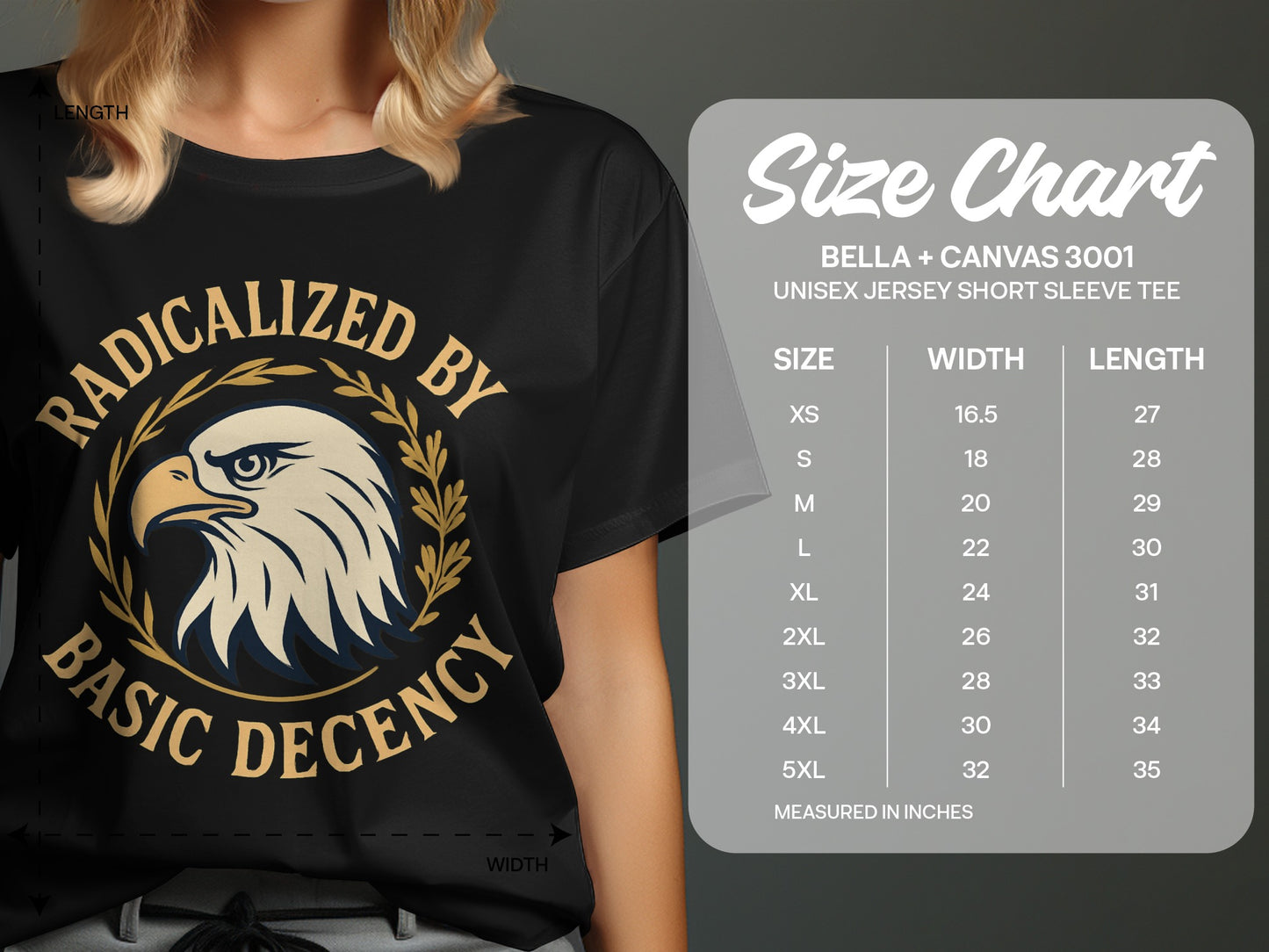 Radicalized by Basic Decency Short Sleeve Tee product