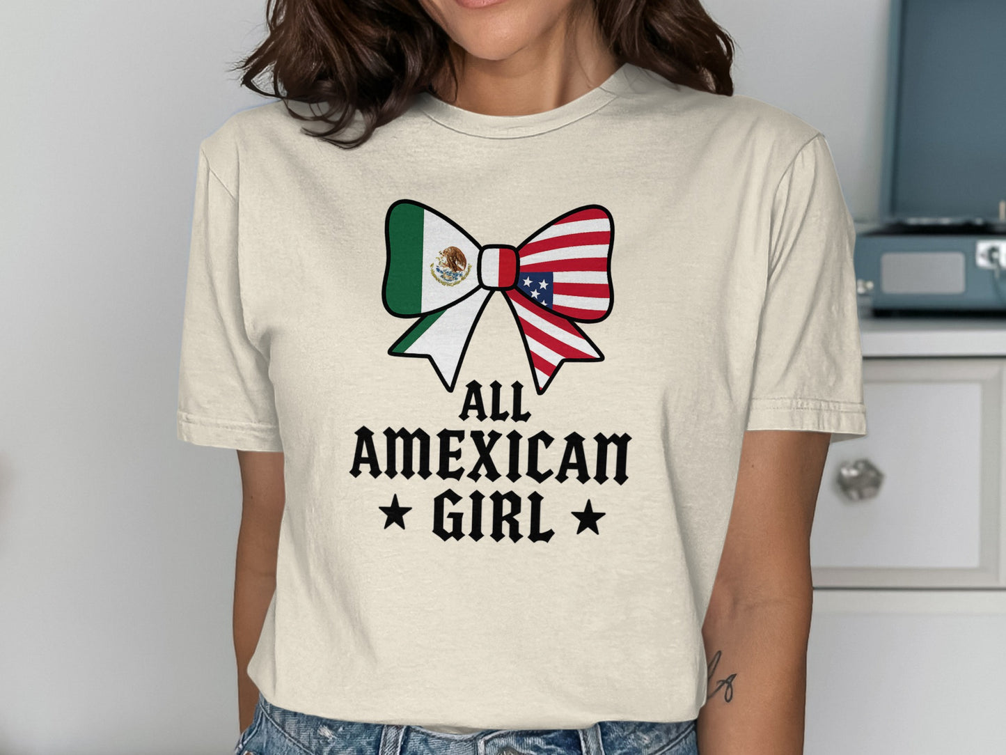 All American Girl Graphic T-Shirt Custom Product