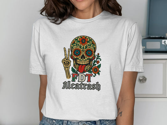FDT Alcatrash Skull Design Graphic Tee product