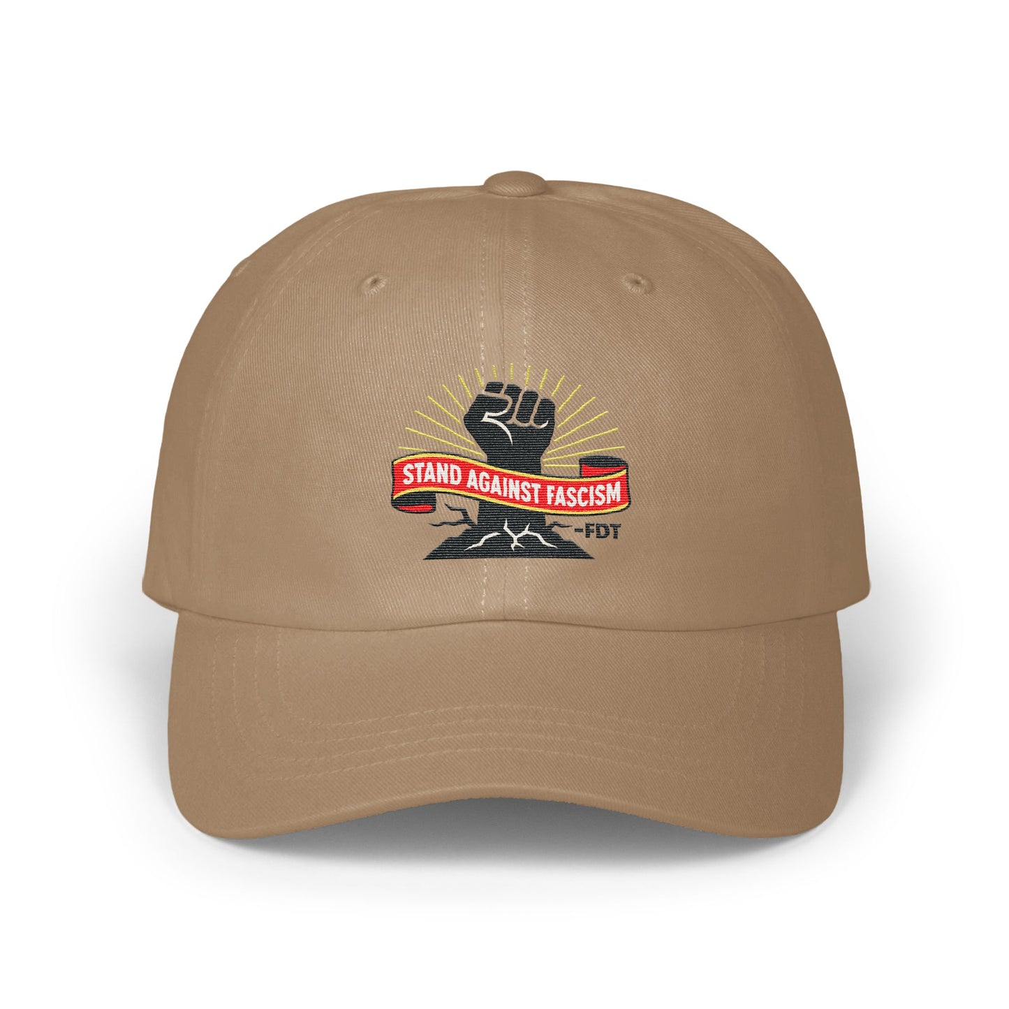 Stand Against Fascism Embroidered Cap Product