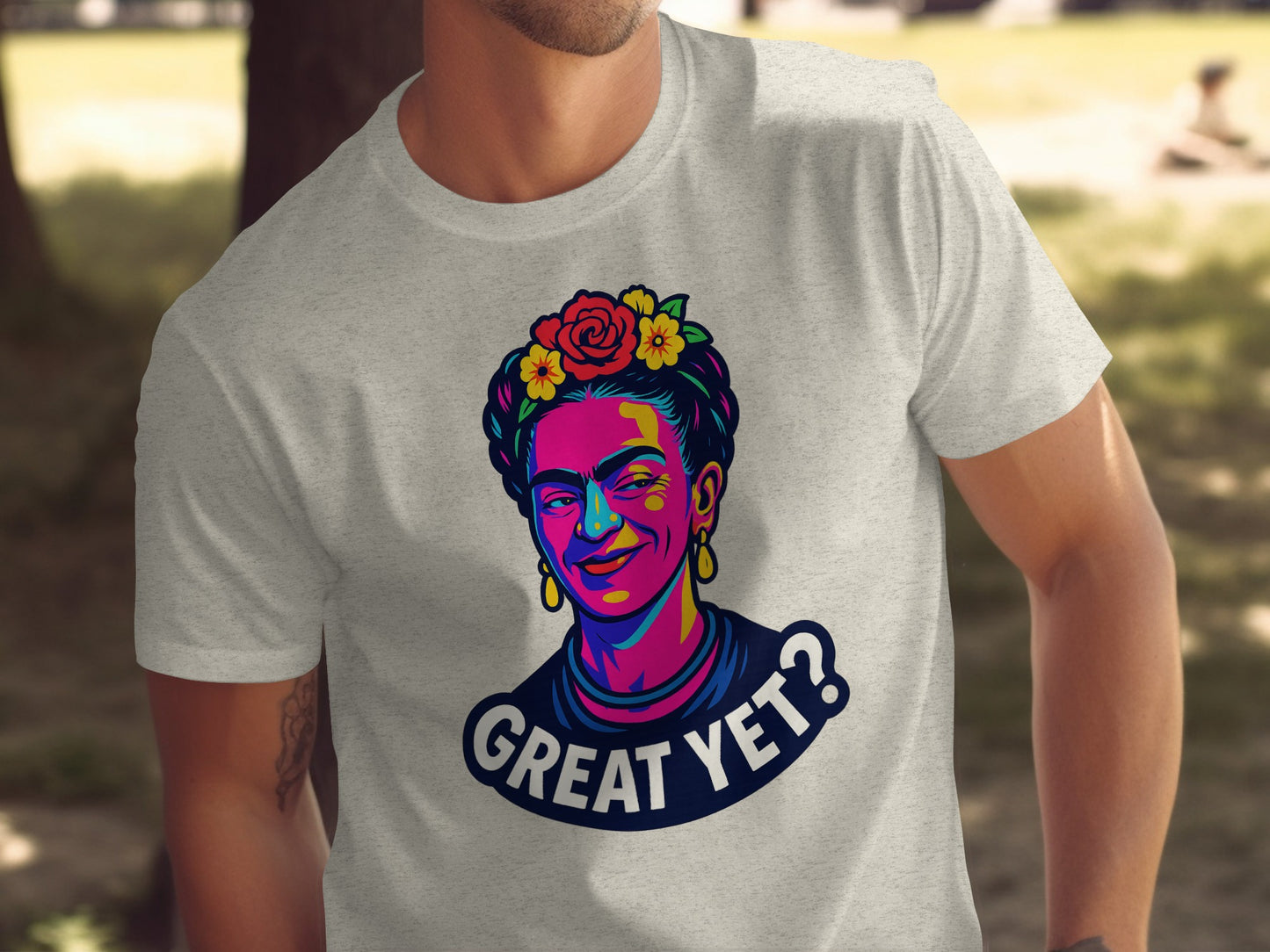 Unique Colorful Print Great Yet Statement TShirt Product