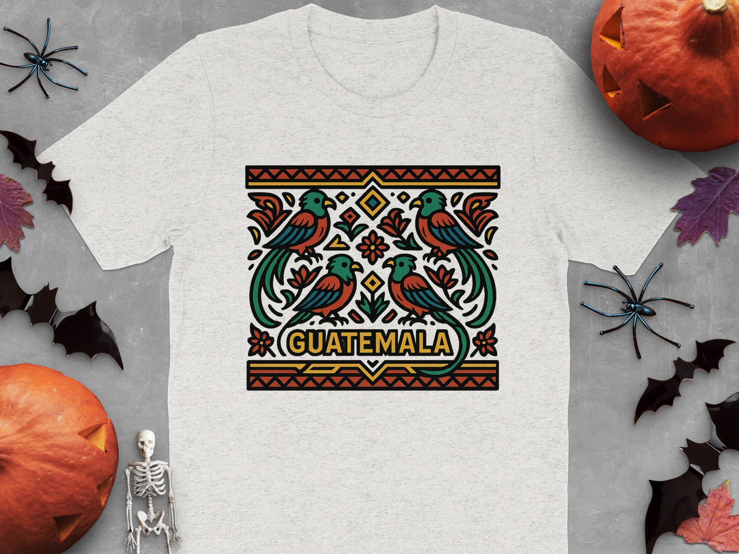 Colorful Guatemala Birds Graphic T-Shirt product