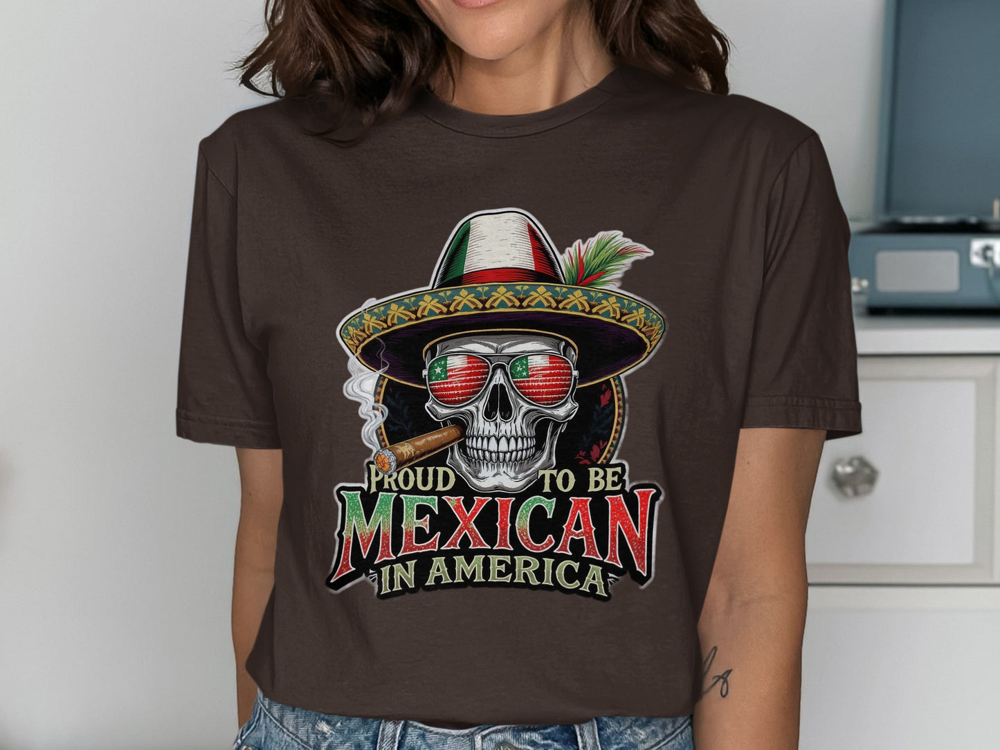 Proud to be Mexican in America Graphic Tee product