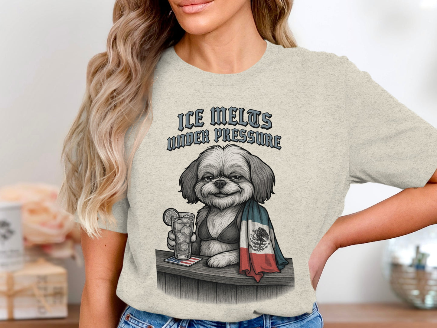 Ice Melts Under Pressure Dog Graphic T-Shirt product