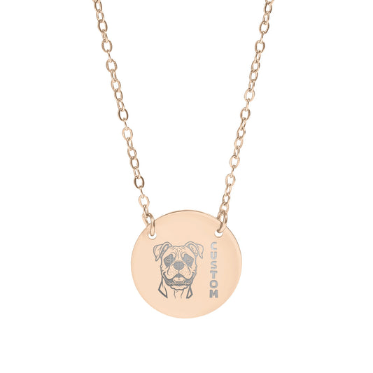 Boxer Dog Custom Personalized Necklace Pet Lover Gift