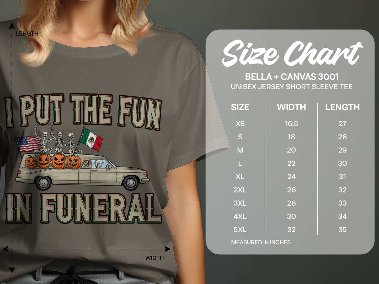 I Put The Fun In Funeral Humorous Graphic Tee product