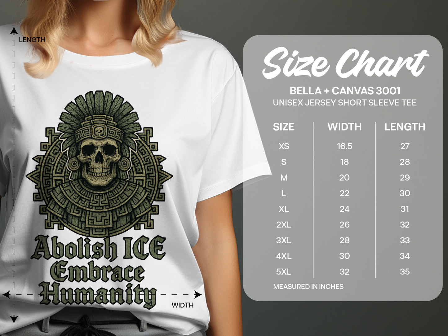 Abolish ICE Embrace Humanity Unisex Jersey Short Sleeve Tee