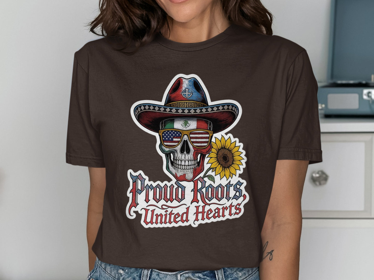 Proud Roots United Hearts Skull Shirt product type