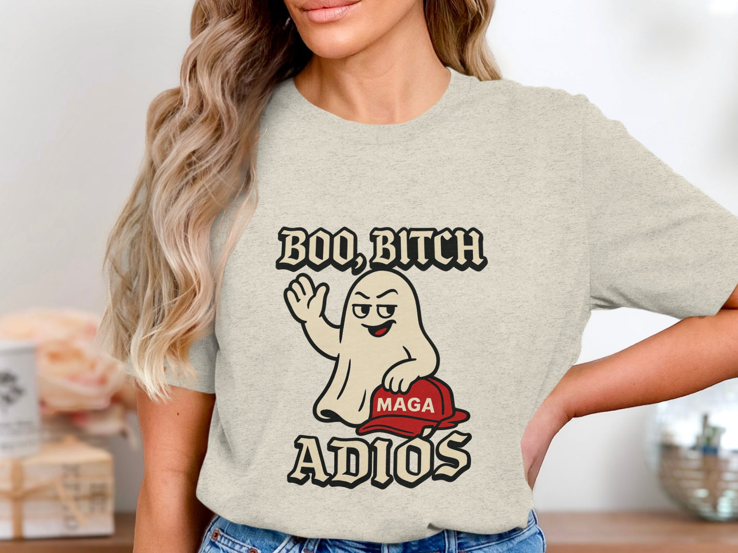 Boo Bitch Adios Funny Graphic T-Shirt product