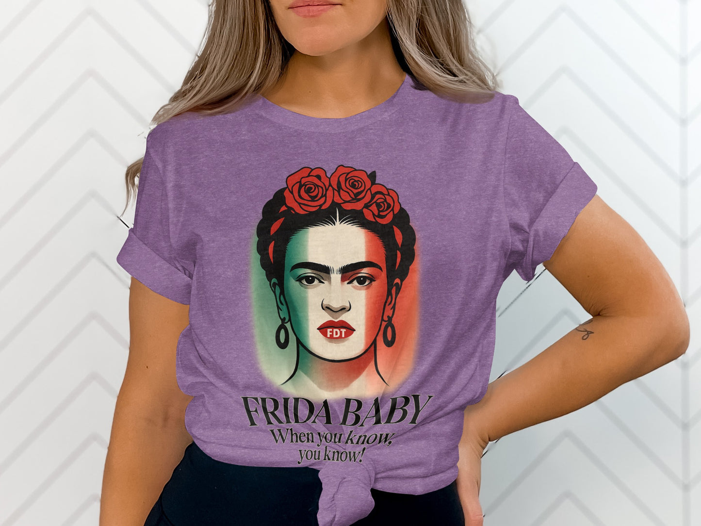 Frida Baby When you know you know graphic t-shirt product