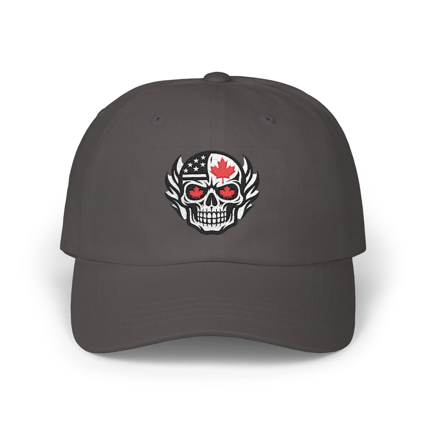Stylish Classic Dad Cap with Edgy Skull Design, Casual Accessories, Gift for Him, Summer Style, Trendy Baseball Hat, Unisex Cap