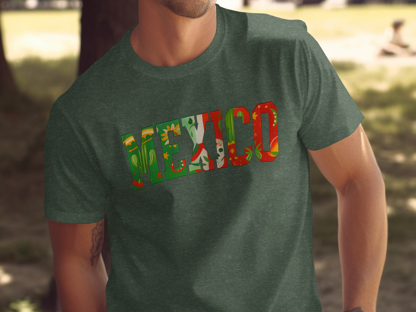 Mexico Themed Graphic Short Sleeve Shirt product type