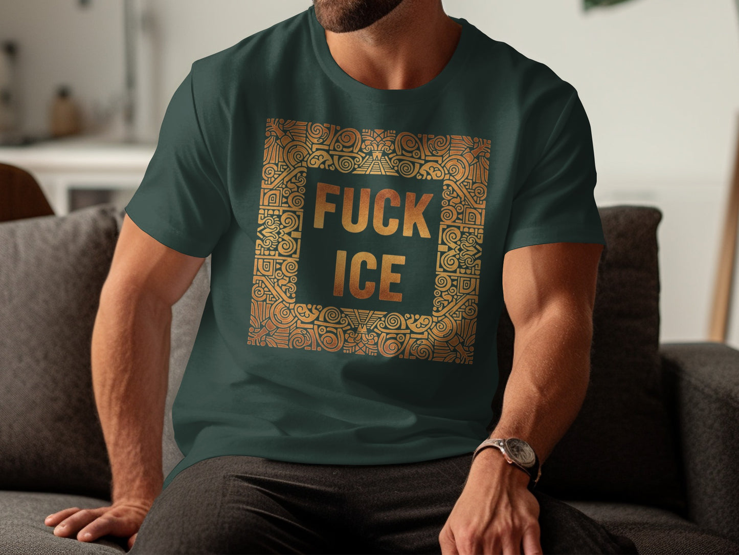 Bold Statement Fuck ICE Graphic Tee product