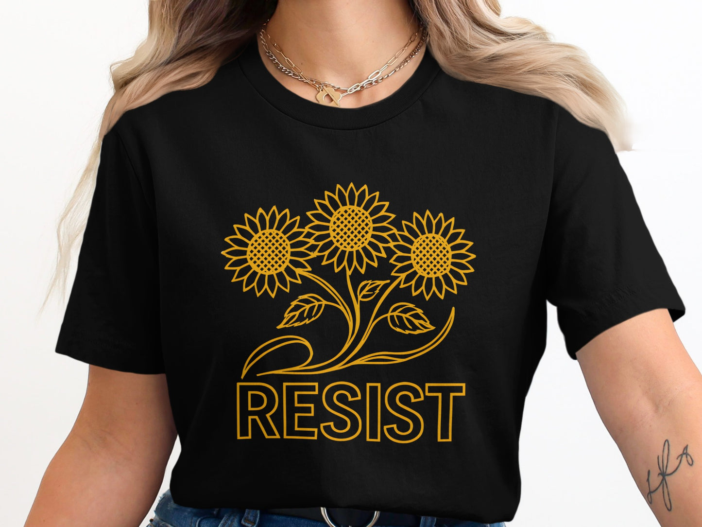 Sunflower Resist Graphic Tee Shirt Stylish product type