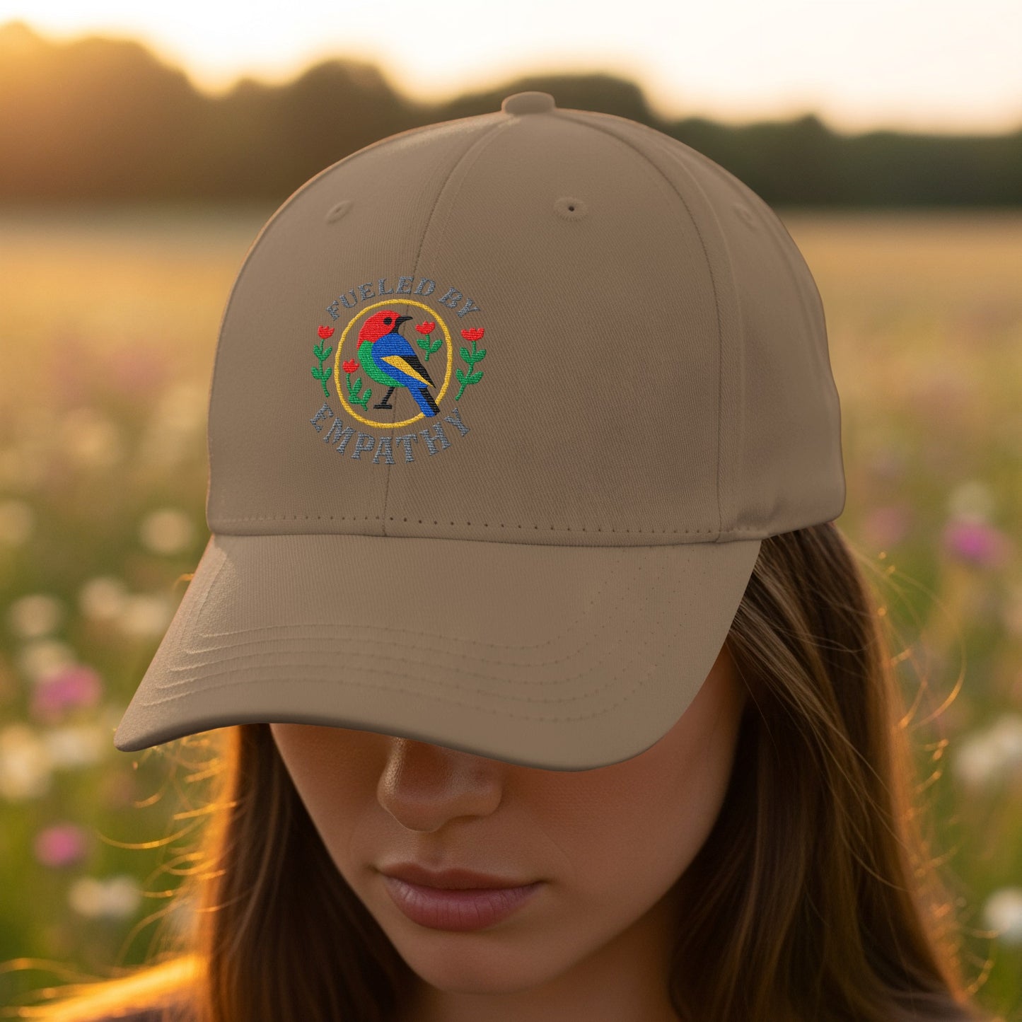 Fueled By Empathy Embroidered Baseball Cap product type