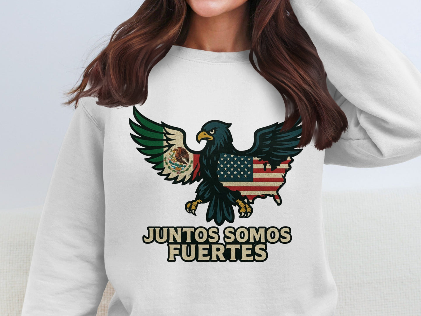 Juntos Somos Fuertes Eagle Sweatshirt product