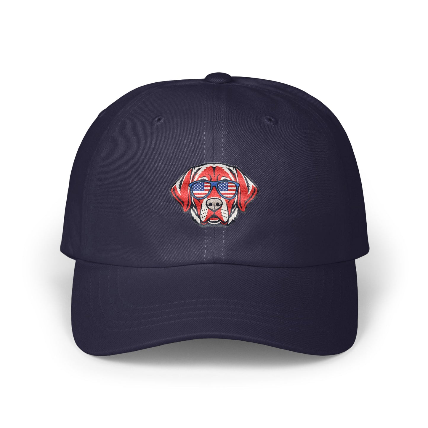 Stylish Dog with Sunglasses Embroidered Hat product