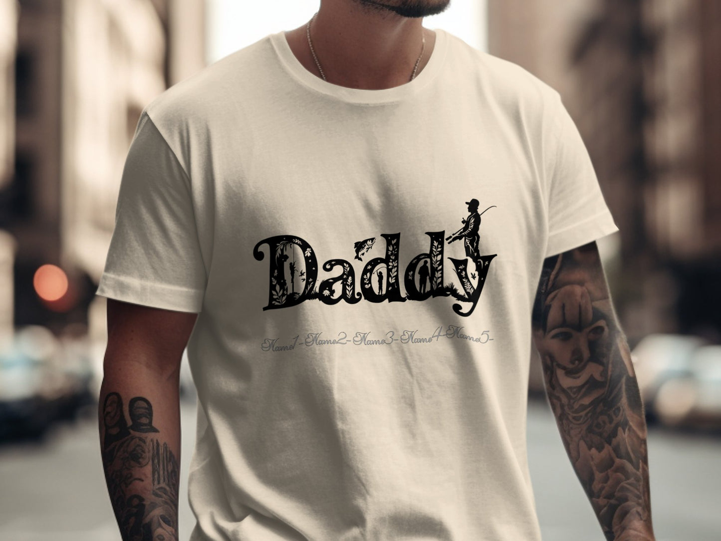 Daddy Design Graphic Tee Shirt Casual product type