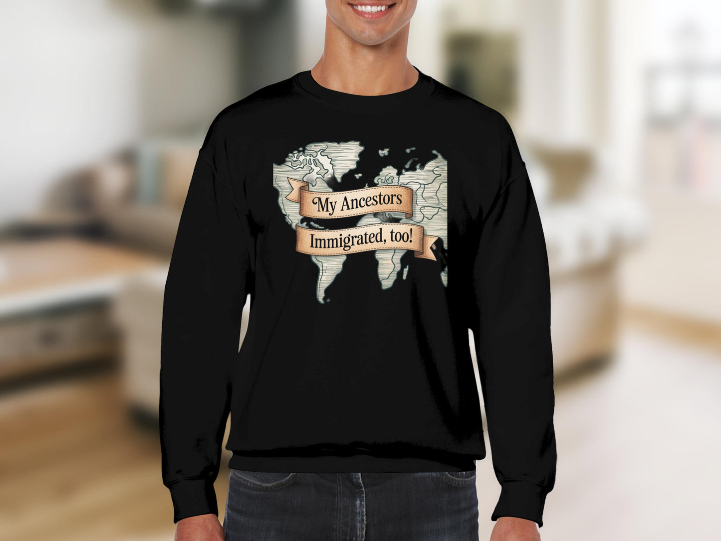 My Ancestors Immigrated Too Sweatshirt product