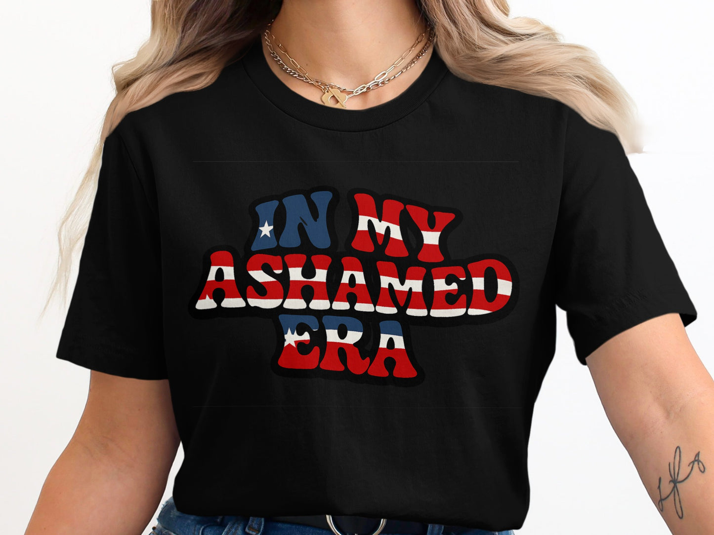 In My Ashamed Era Patriotic Graphic T-Shirt product
