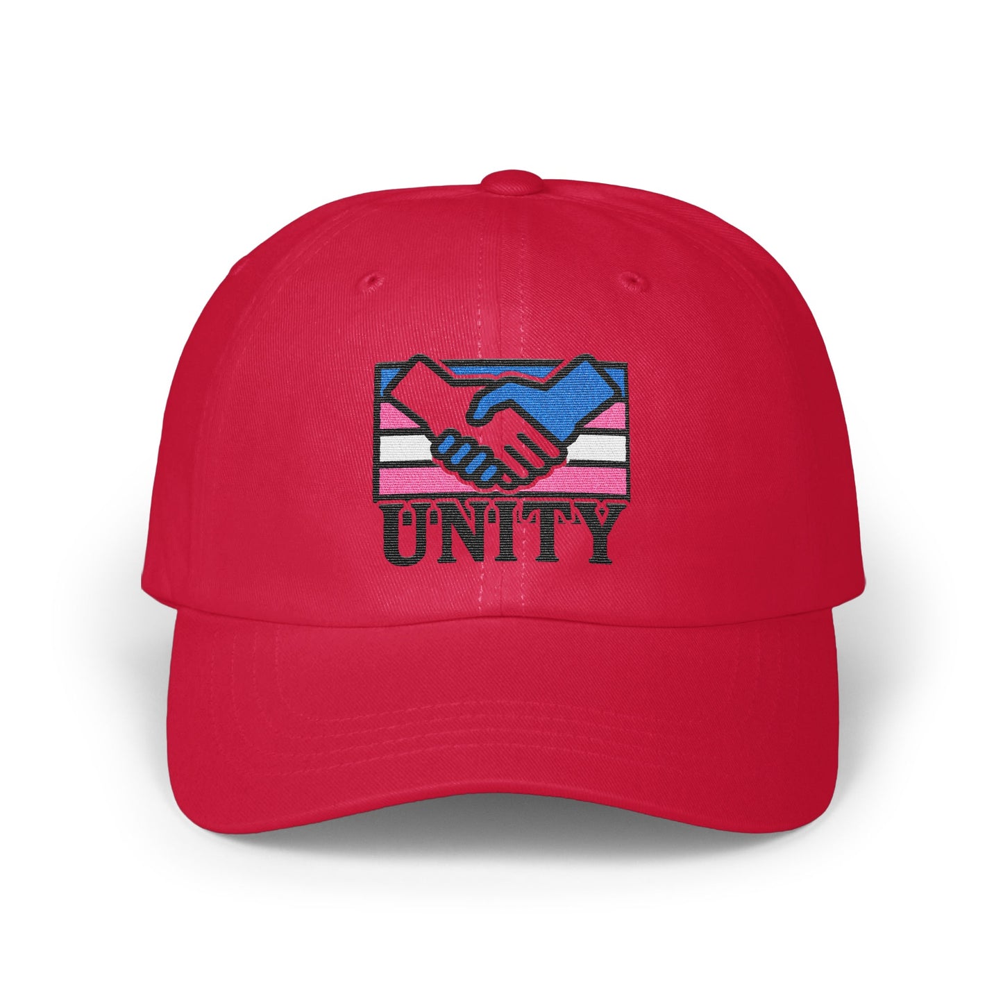 Unity Symbol on Red Hat Fashionable Cap product