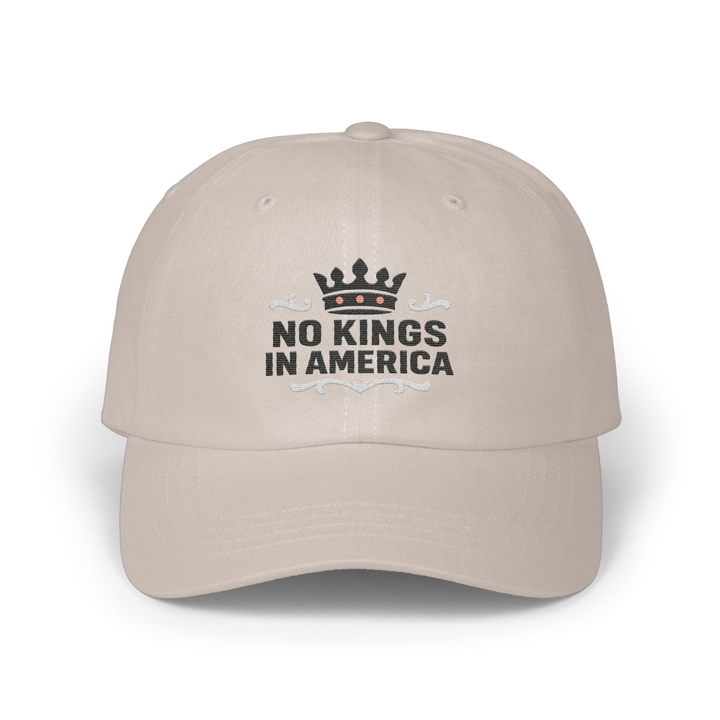 No Kings in America Embroidered Baseball Cap product