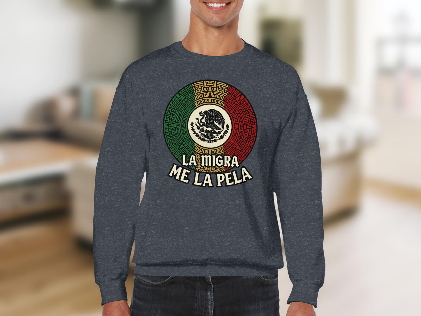 La Migra Me La Pela Graphic Sweatshirt Product
