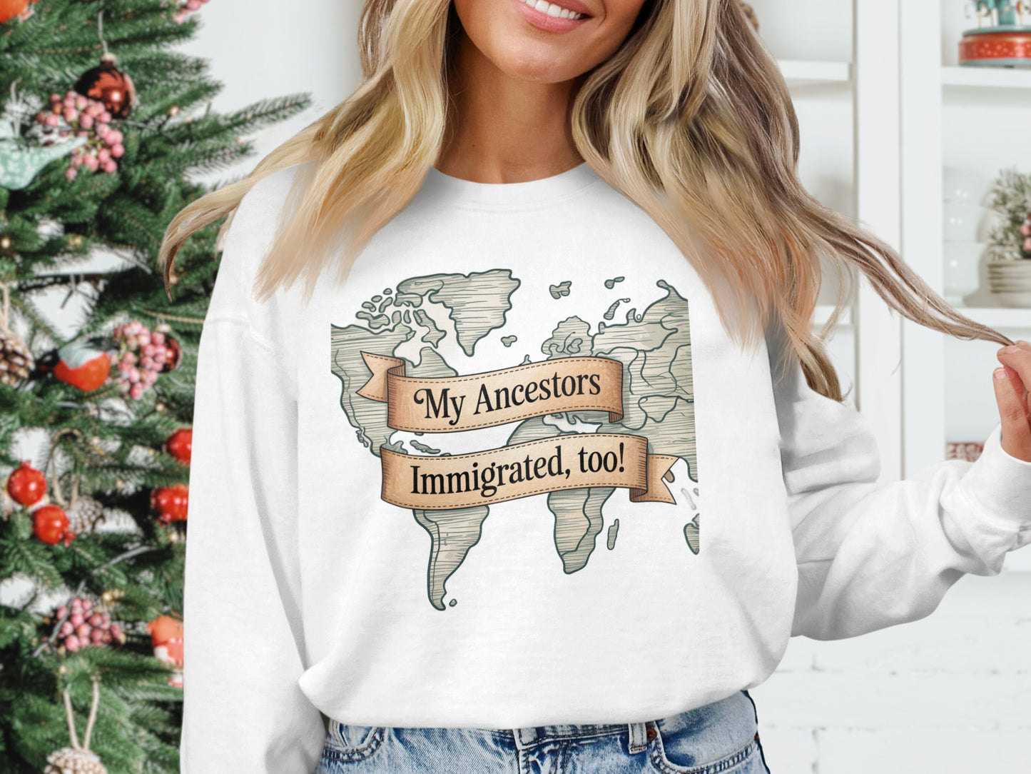 My Ancestors Immigrated Too Sweatshirt product
