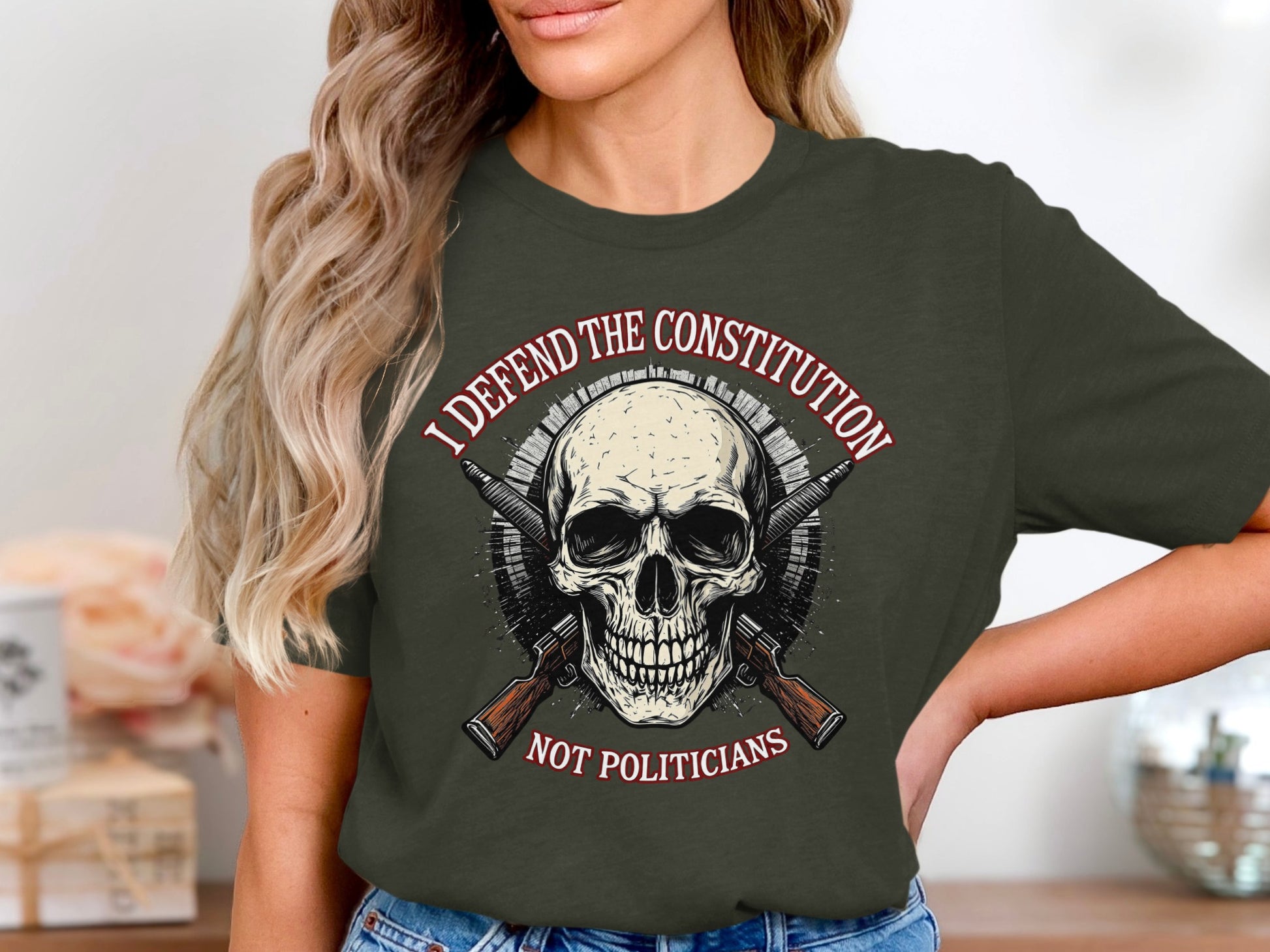 I Defend the Constitution Not Politicians product