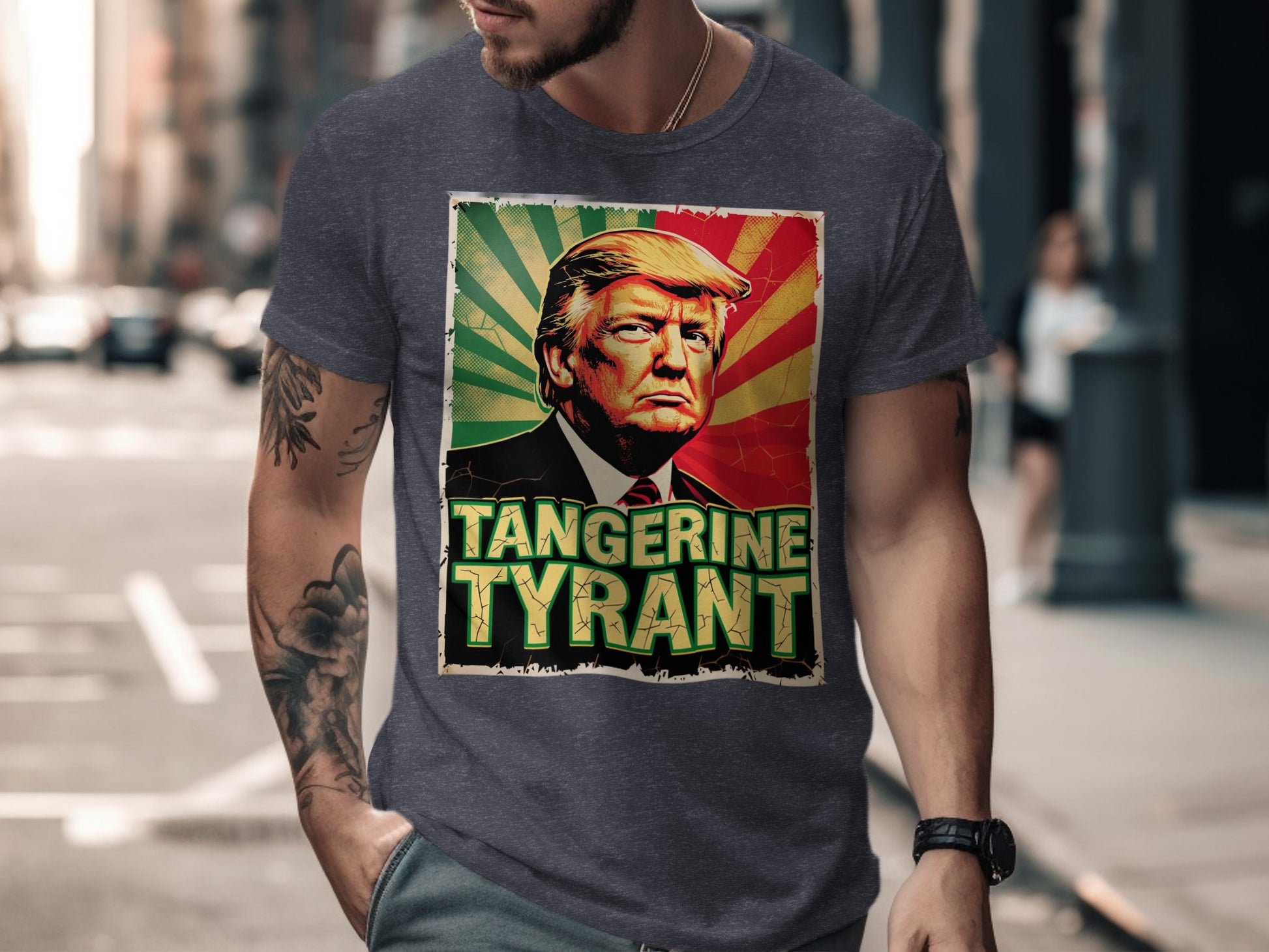 Tangerine Tyrant Graphic T-Shirt Unique Novelty product