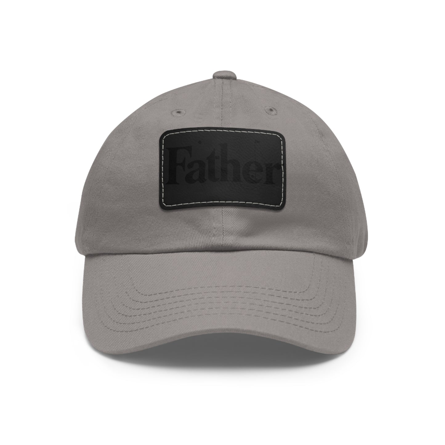 Stylish Father Dad Hat with Leather Patch - Perfect Gift for Dads