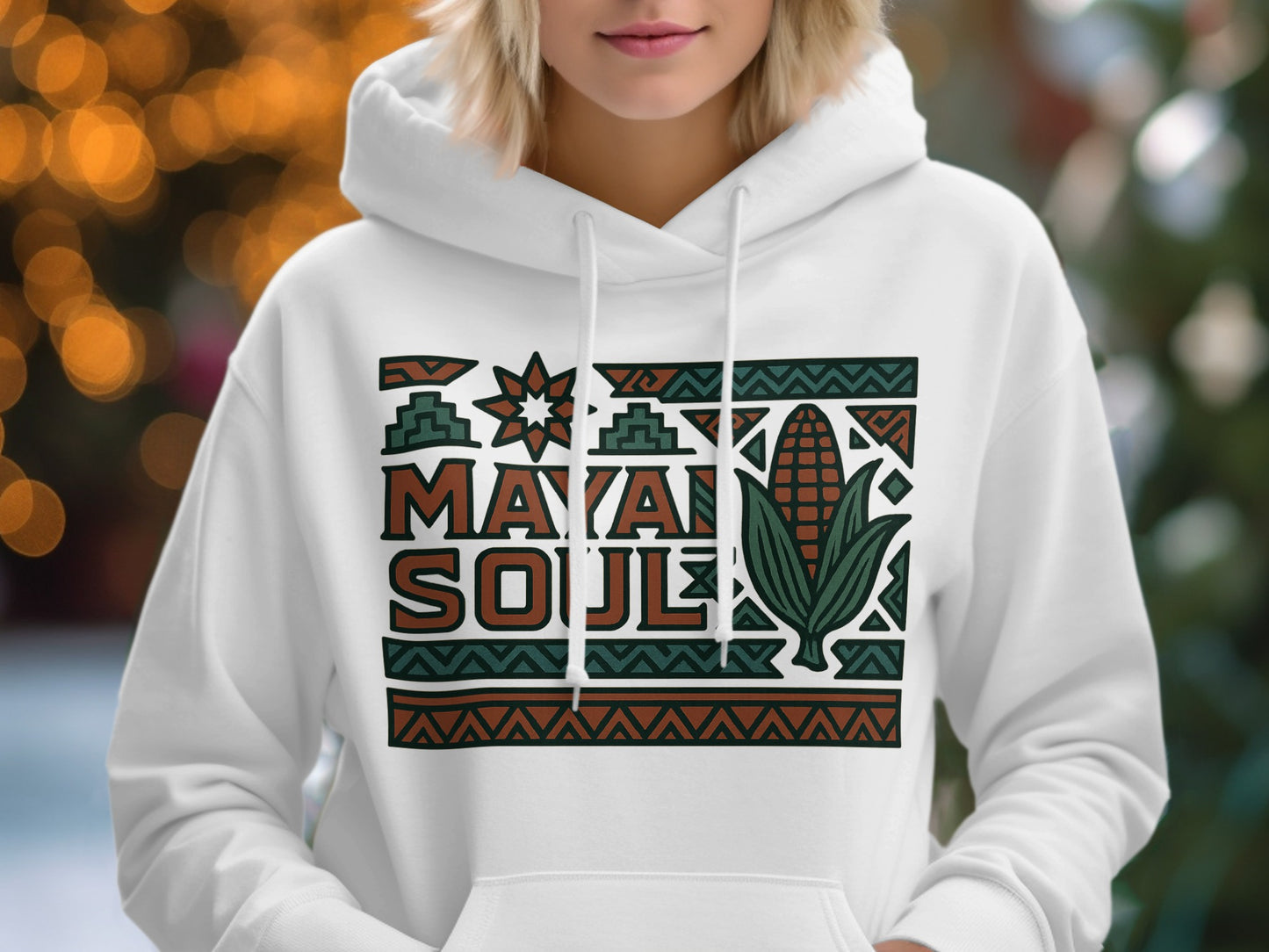 Mayan Soul Graphic Hoodie with Intricate Design product