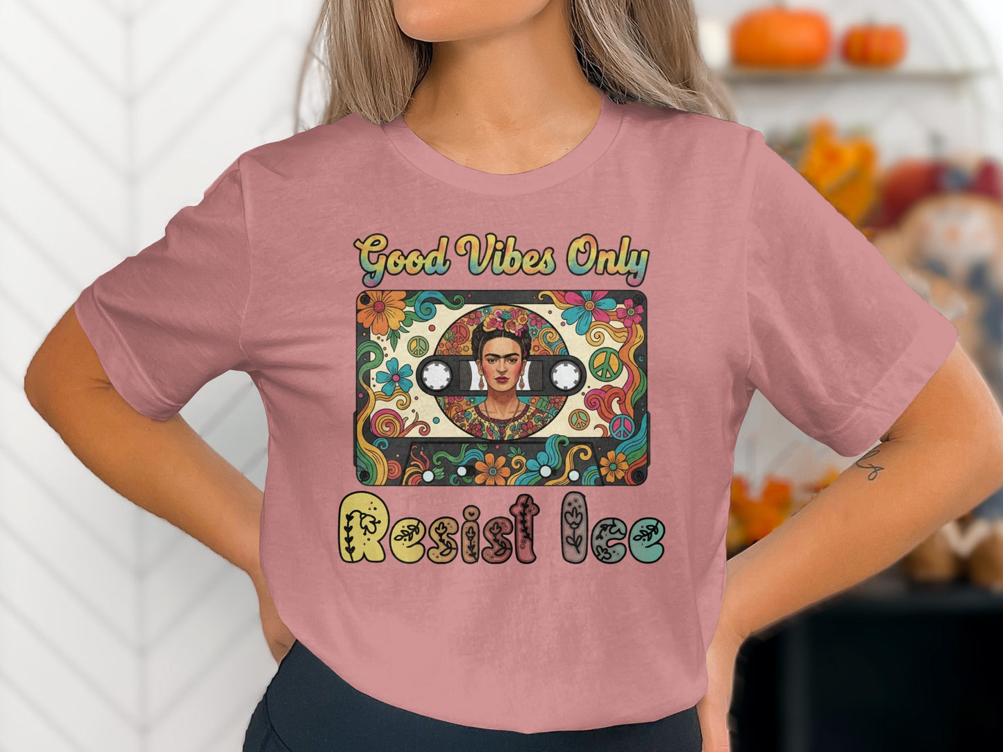 Good Vibes Only Resist Tee Shirt product