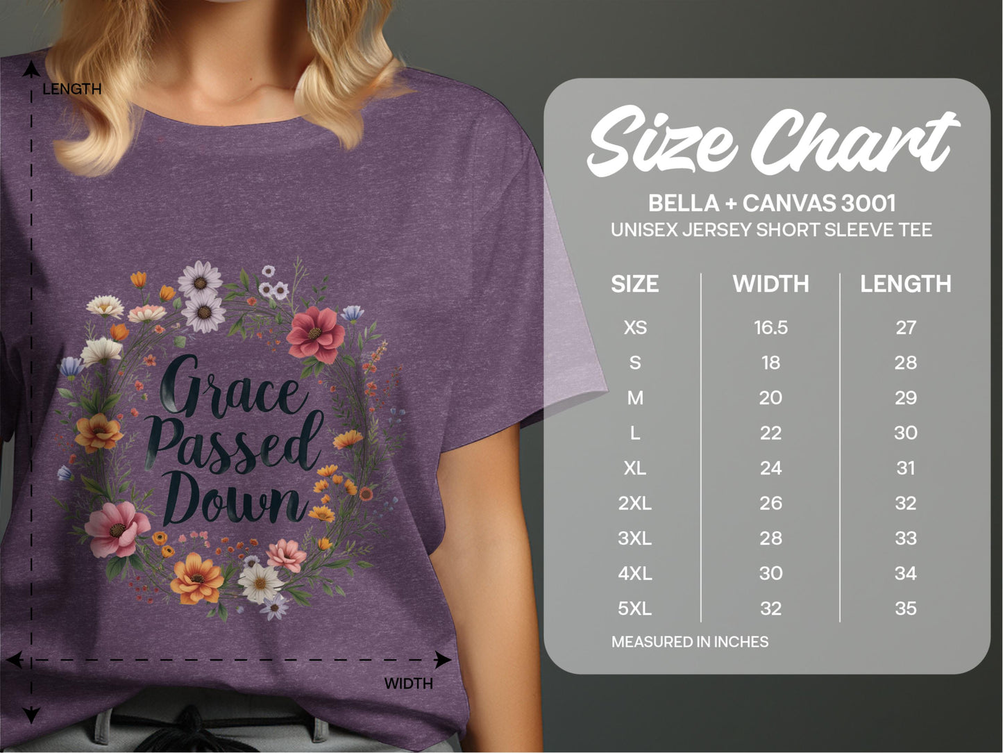 Grace Passed Down Unisex Jersey Short Sleeve Tee product