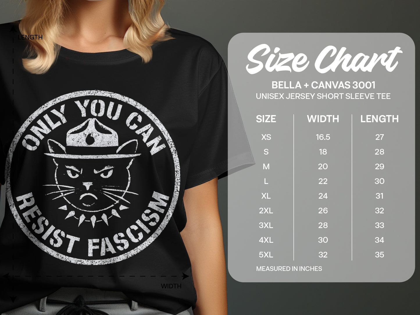 Only You Can Resist Fascism T-Shirt product