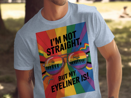 I'm Not Straight But My Eyeliner Is T-shirt product