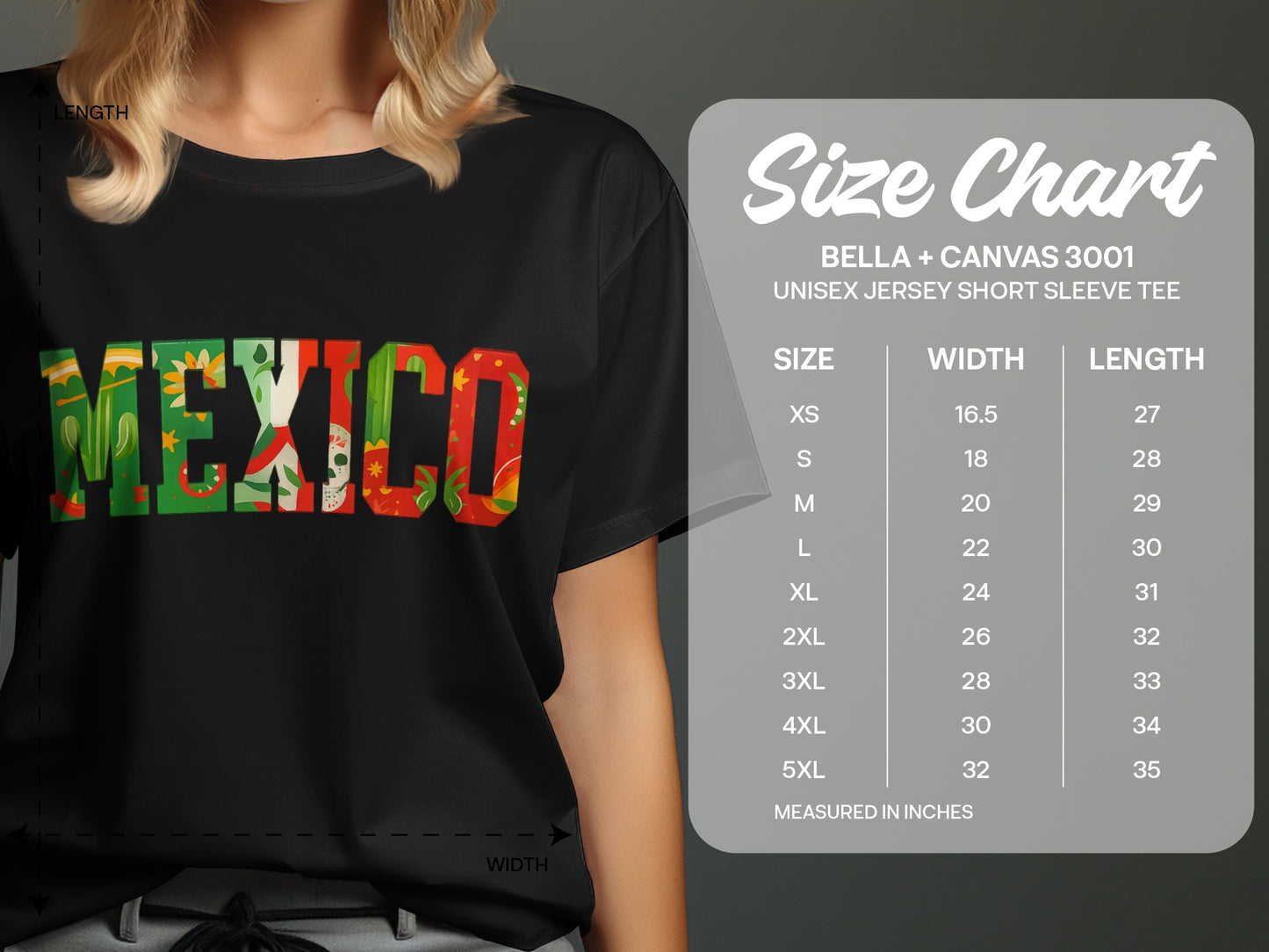 Vibrant Mexico Graphic Short Sleeve Tee product type