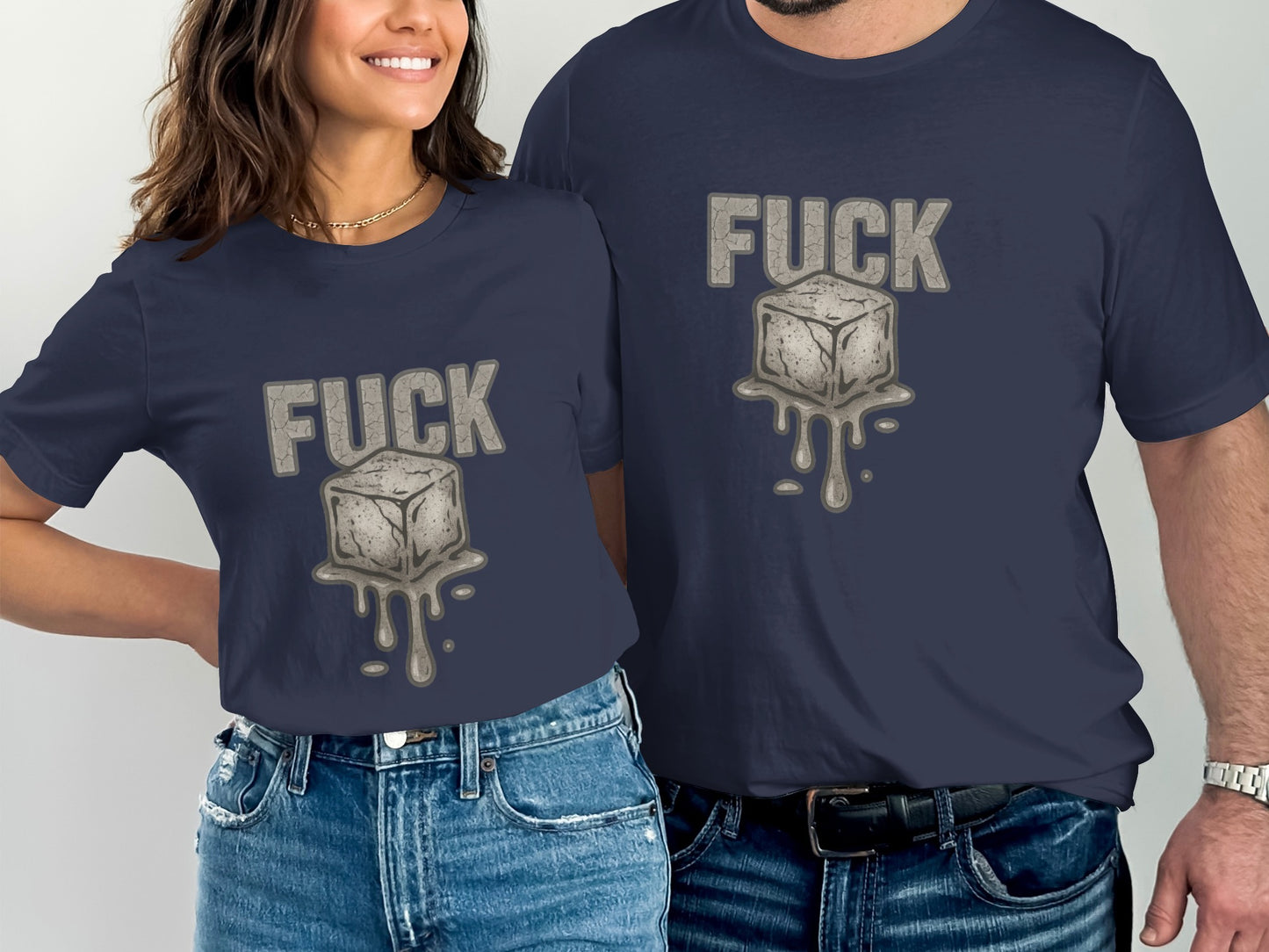 Ice Cube and Bold Text Design Graphic Tee product type