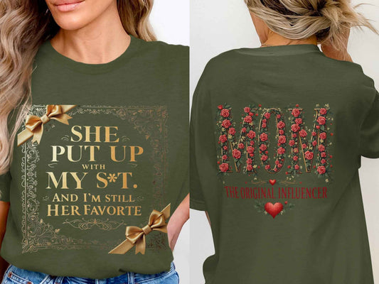 Mom Shirts: Her Favorite Tee for Patience and Love