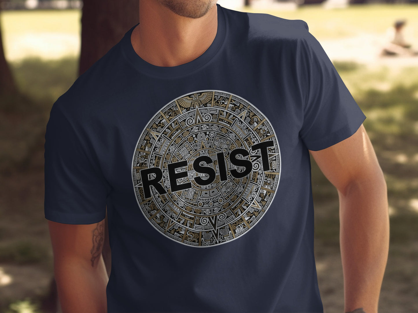 Unique Mayan Calendar Resist Message T-Shirt product type