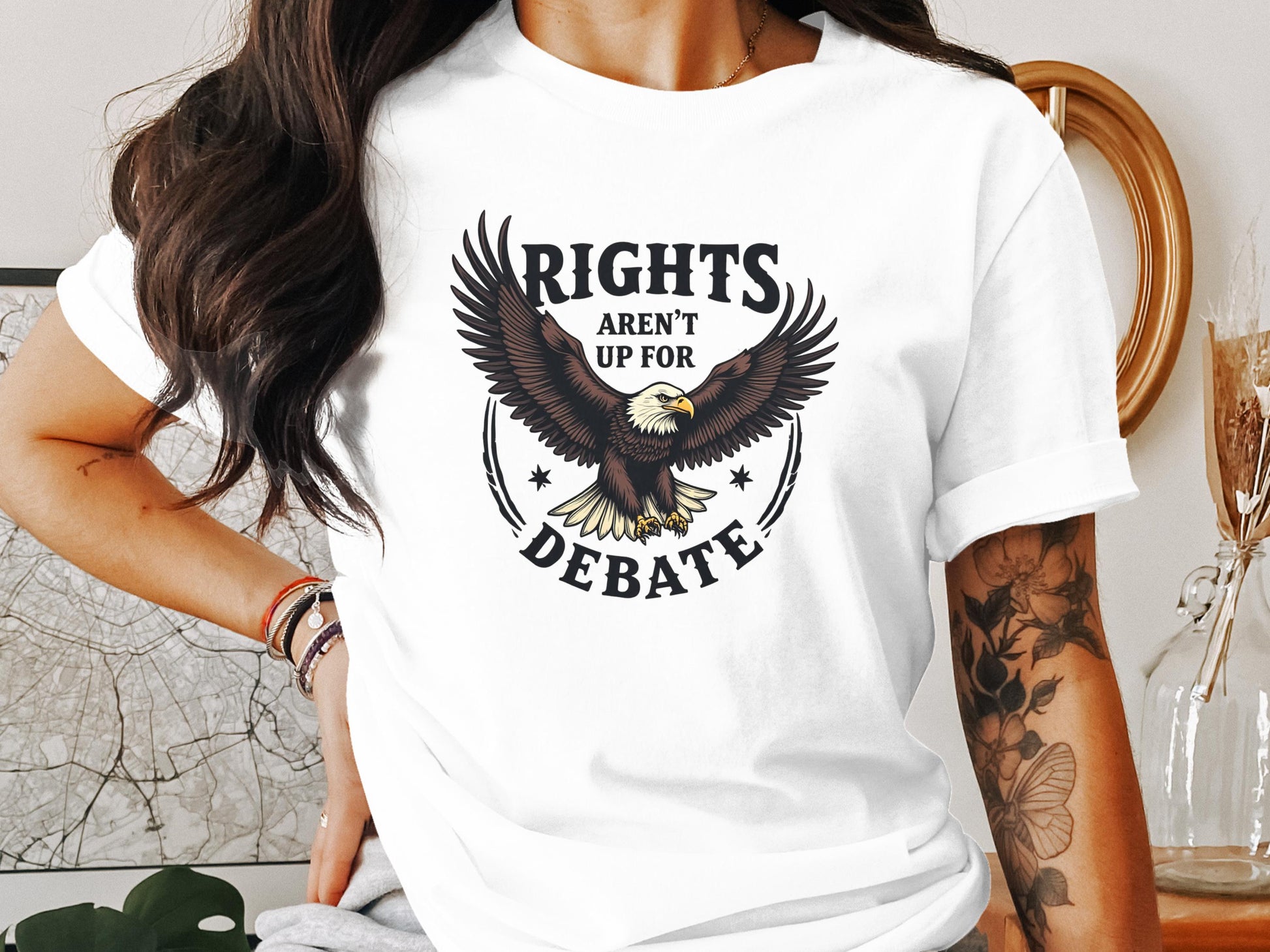 Rights Aren't Up for Debate Graphic Tee shirt product type