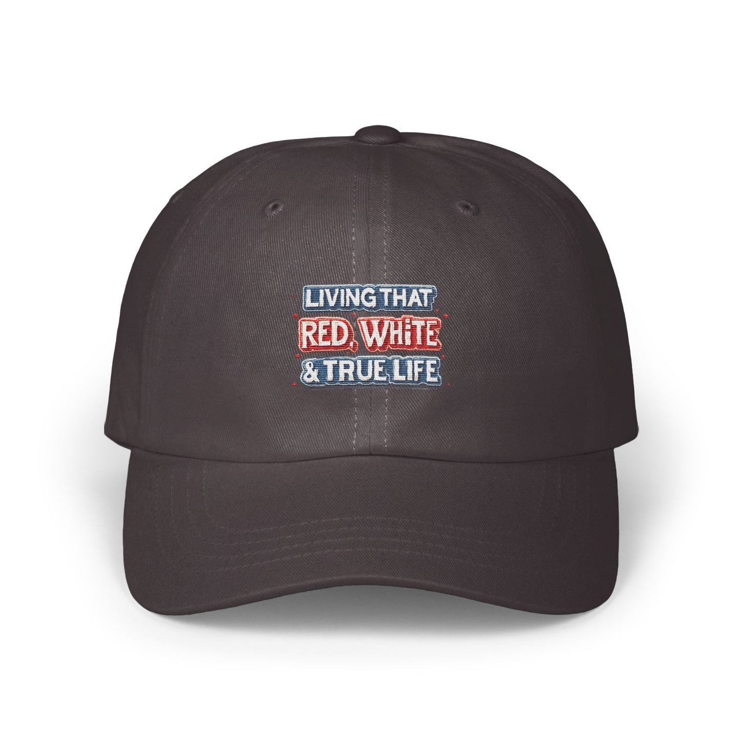 Living That Red White True Life Baseball Cap product