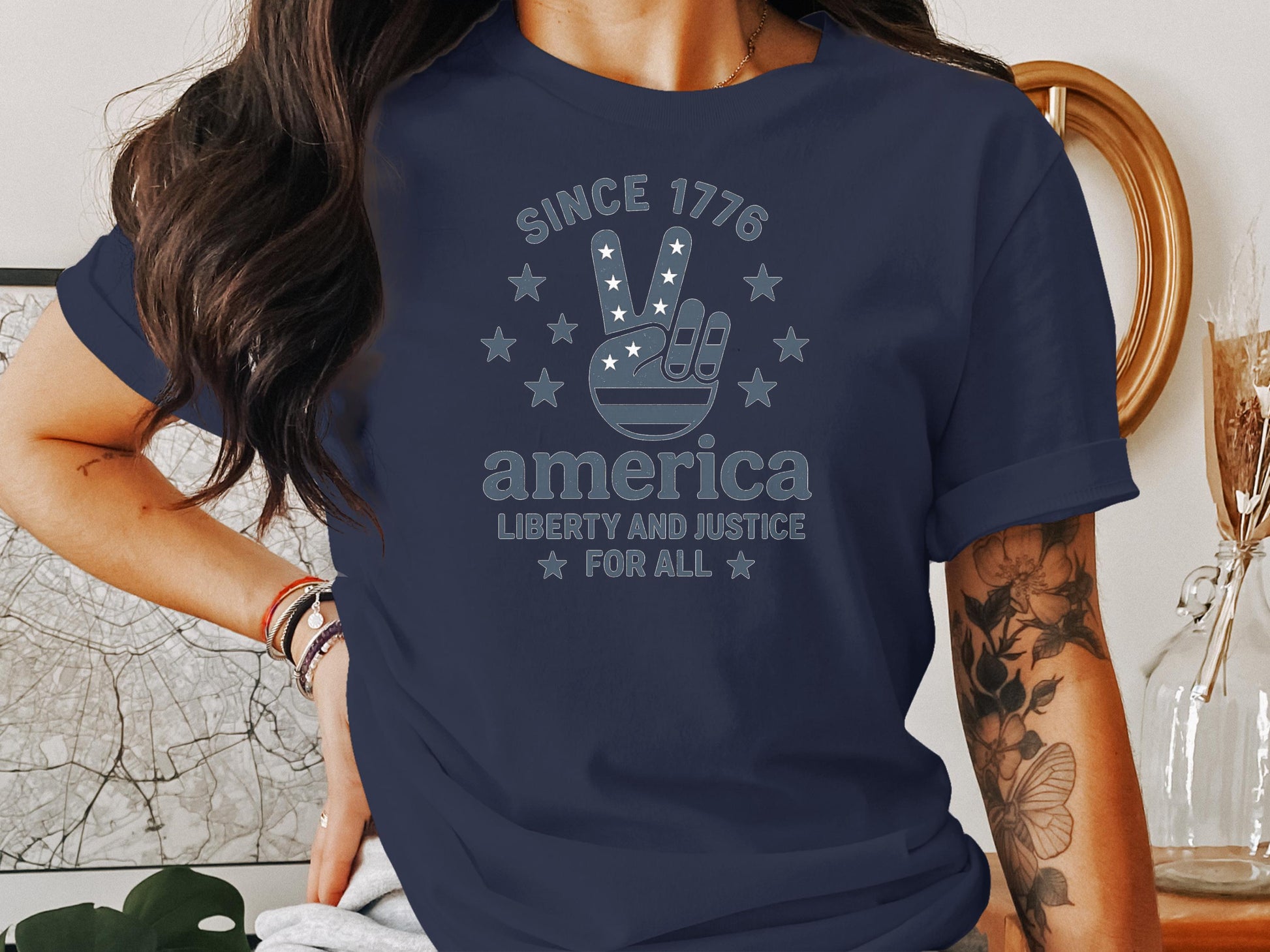 America Liberty and Justice for All Shirt product type