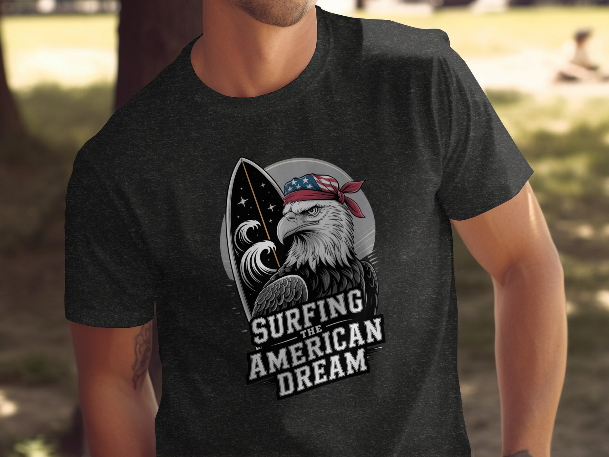 Surfing The American Dream Men's Graphic T-Shirt product