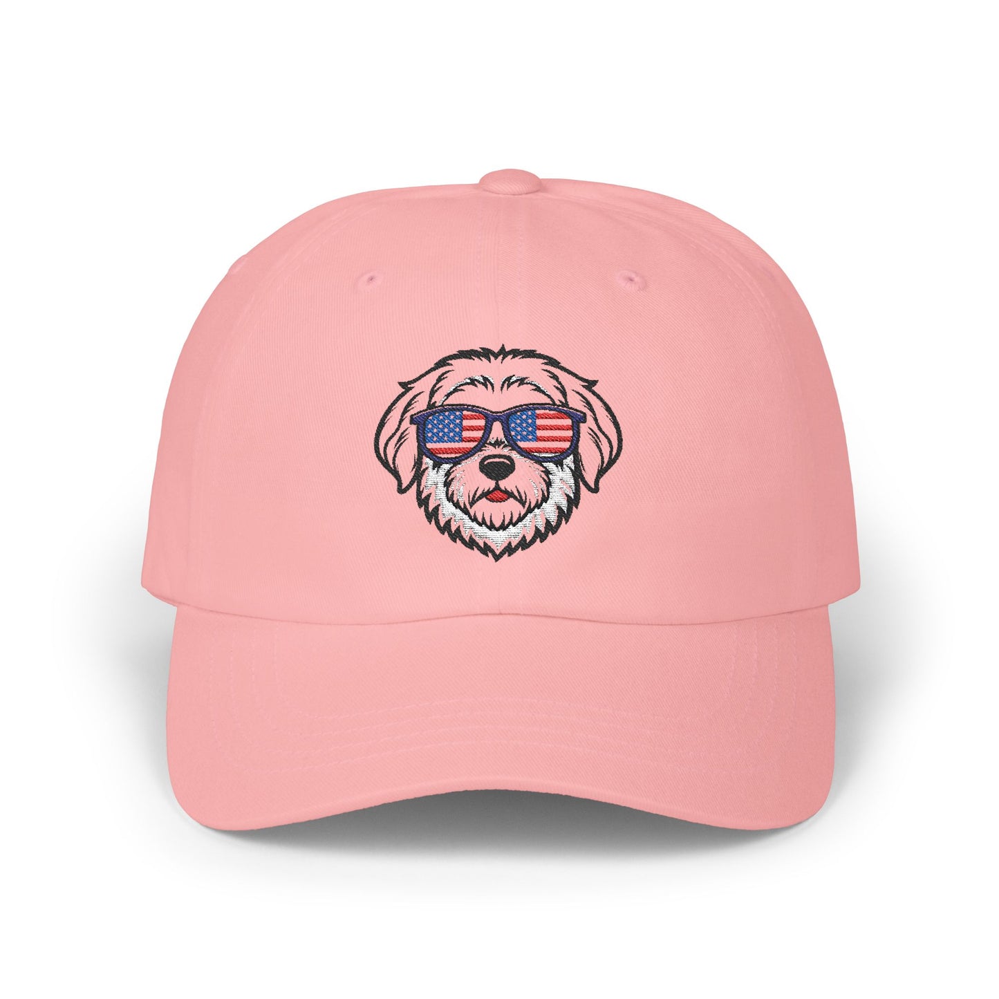 Patriotic Dog Dad Cap - Adjustable Classic Hat for Pet Lovers